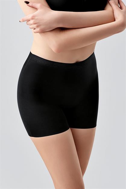 Non-Slip Waist Laser Cut Shorts C19205