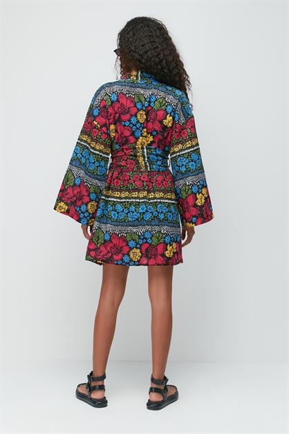 Kimono Sarong Beach Dress 22412