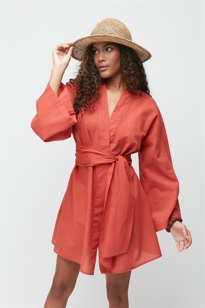 Kimono Sarong Beach Dress 22412