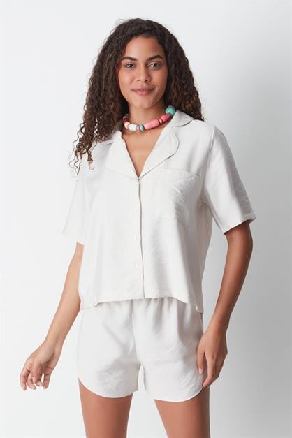 Short Sleeve Shirt and Shorts Set 9148