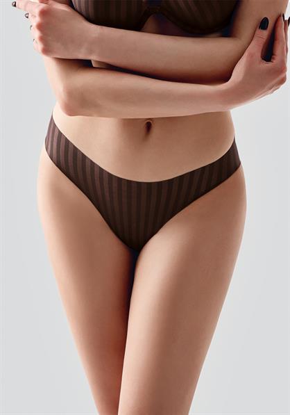 Laser Cut Seamless Slip Panties C19213