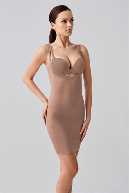 Laser Cut Open Bust Dress Corset C19220