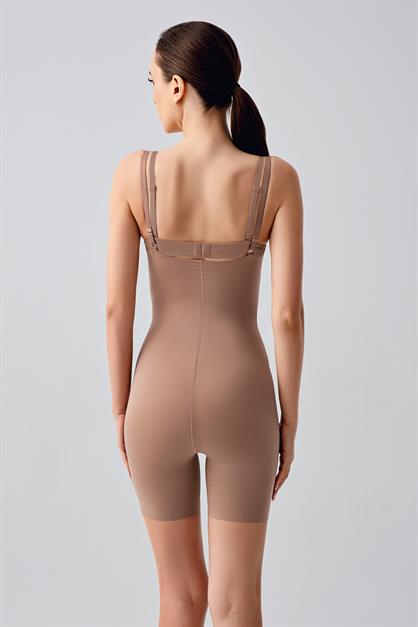 Laser Cut Open Bust Shorts Corset C19230