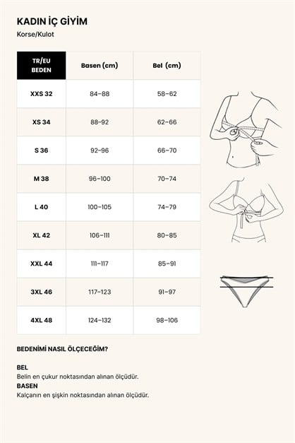 Lazer Kesim İz Yapmayan Tül Toparlayıcı Yüksek Bel Hayalet Boxer Korse C12705 Ten
