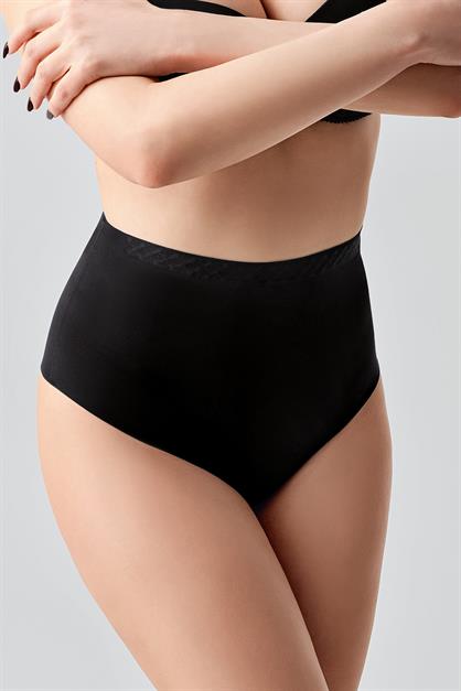 Laser Cut High-Waisted Seamless String C19206