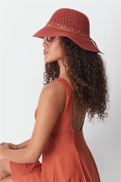 Mercerized Beach Hat T24740-15