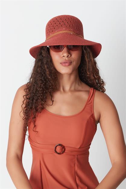 Mercerized Beach Hat T24740-15