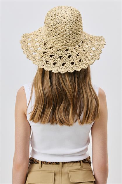Woven Straw Beach Hat Y25730-22