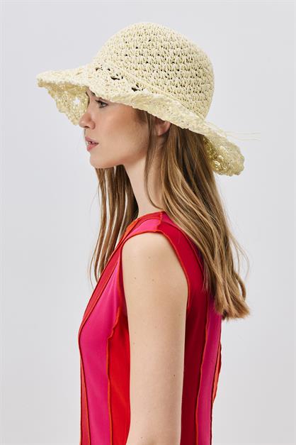 Woven Straw Beach Hat Y25730-22