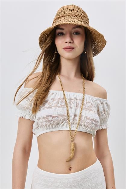 Woven Straw Beach Hat Y25730-23