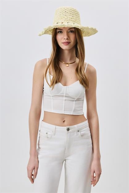 Woven Straw Beach Hat Y25730-24