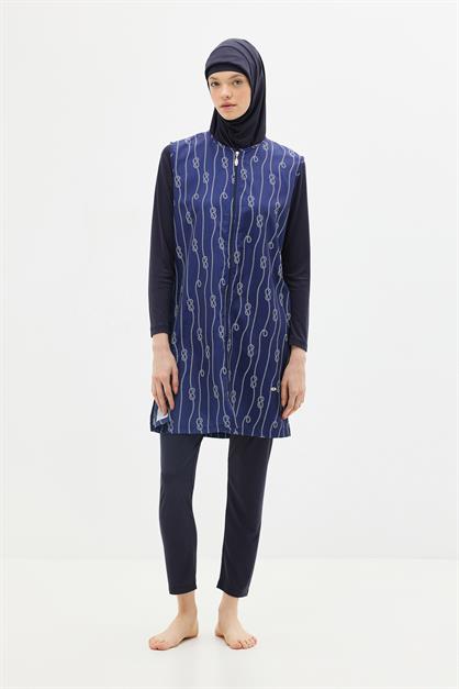 Full Covered 4-piece Modest Swimwear 1316