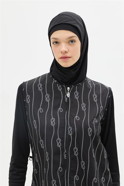 Full Covered 4-piece Modest Swimwear 1316
