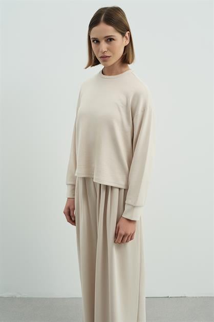 Pure Touch Pleated Wide-Leg Trousers CC7006