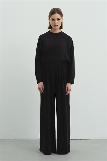 Pure Touch Pleated Wide-Leg Trousers CC7006