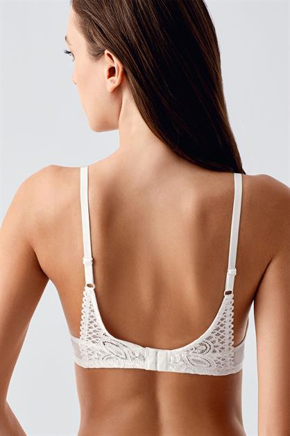 Push Up Dantel Detaylı Sütyen C18345 Ekru