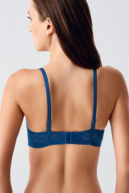 Push Up Dantel Detaylı Sütyen C18355 Antrasit