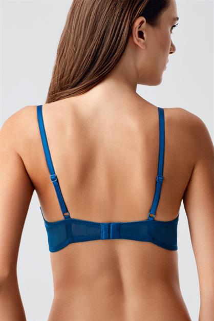 Push Up Dantel Detaylı Sütyen C18415 Antrasit