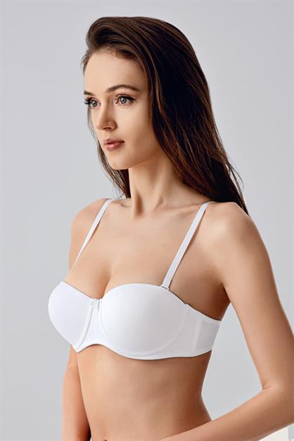 C&City Destekli Sütyen 7055 Beyaz