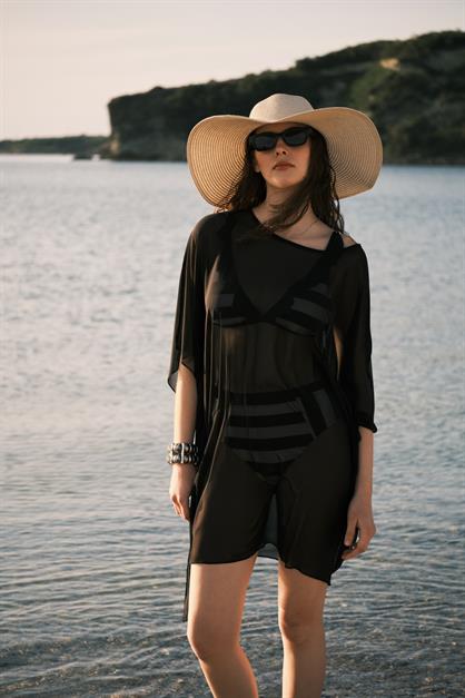 Chiffon Poncho Pareo Beach Dress C14323