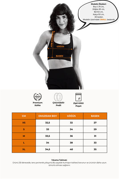 Women Sports Bra with Back Detail and Removable Pads 