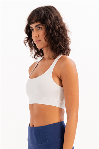 Women Sports Bra with Back Detail and Removable Pads 