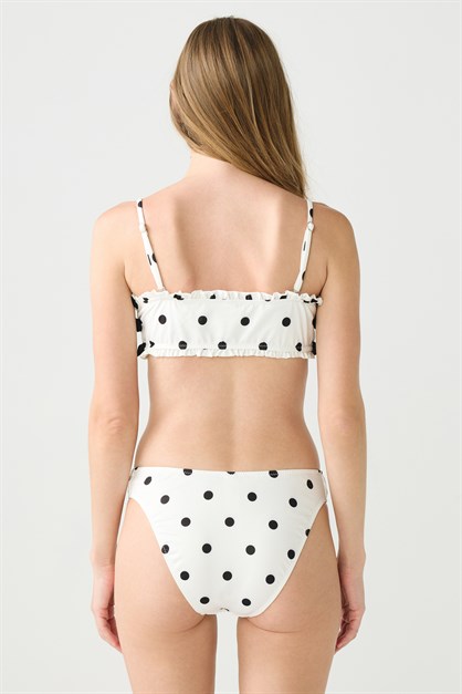 Straplez Bikini Takım 2671 Beyaz