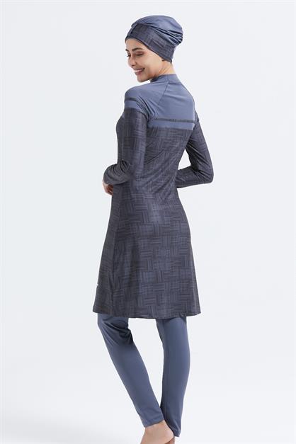 Full Covered 3-Piece Modest Swimwear C12009