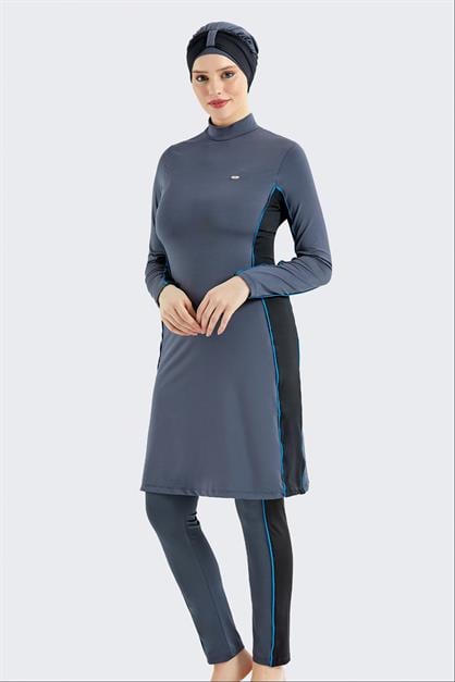 Full Covered 3-Piece Hijab Swimsuit C12052
