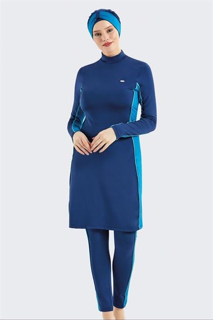 Full Covered 3-Piece Hijab Swimsuit C12052