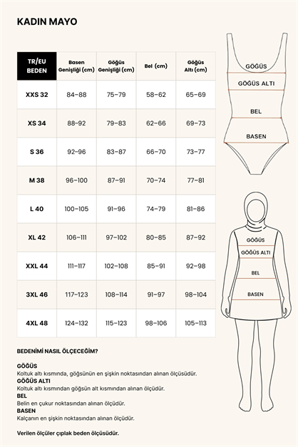 C&City Covered Burkini Swimwear 4130