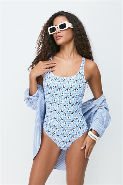 U-neck Swimsuit 7744