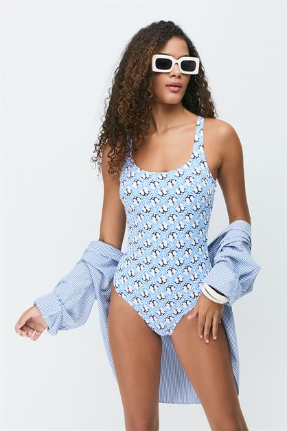 U-neck Swimsuit 7744