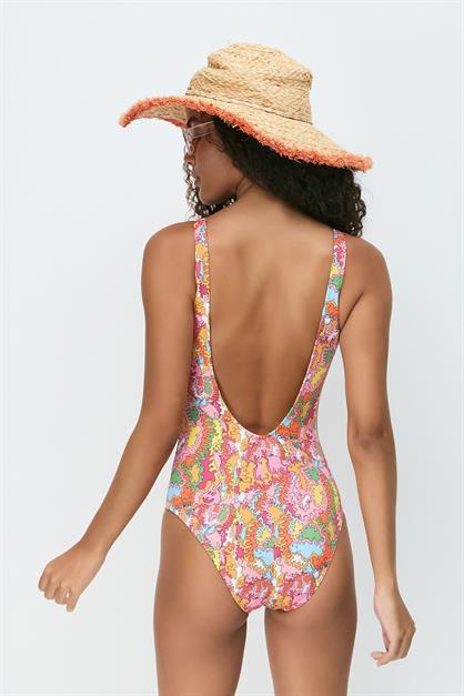 U-neck Swimsuit 7744
