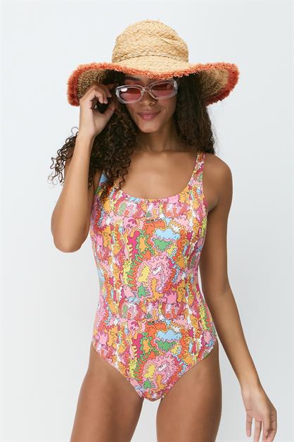 U-neck Swimsuit 7744