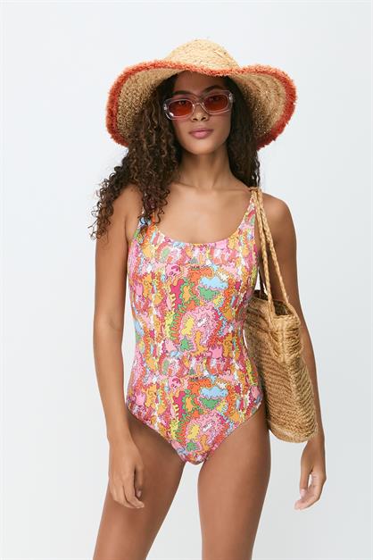 U-neck Swimsuit 7744