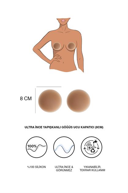 Adhesive Nipple Nipple Concealer (8cm) 7234