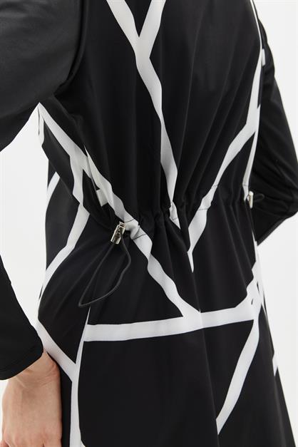 Long Tunic 4-Piece Modest Swimwear Set - Full Coverage Burkini - Style 6049