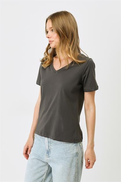 V-Neck Short Sleeve 2-Pack Basic T-Shirt 962