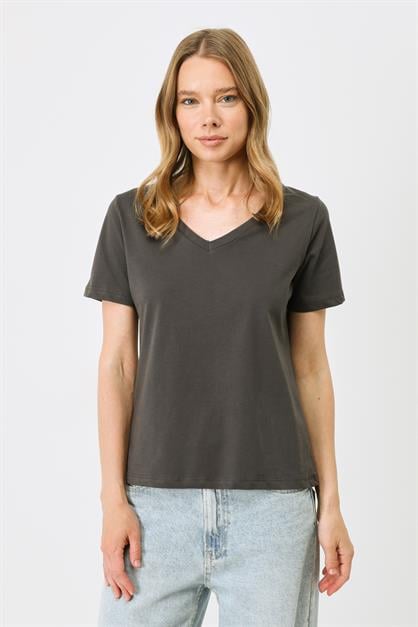 V-Neck Short Sleeve 2-Pack Basic T-Shirt 962
