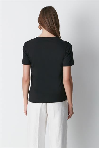 V-Neck Short Sleeve 2-Pack Basic T-Shirt 962