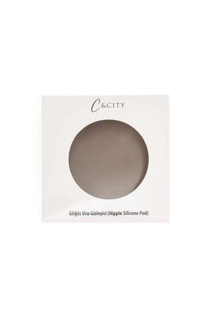 Adhesive-Free Vacuum Silicone Concealer Nipple Beige Dark Skin