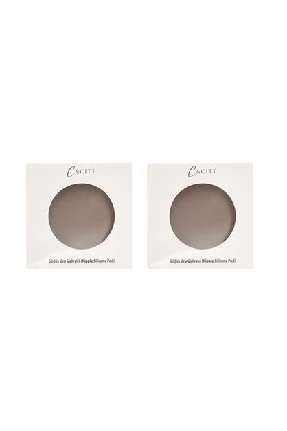 Adhesive-Free Vacuum Silicone Concealer Nipple  2-Pack Dark Skin
