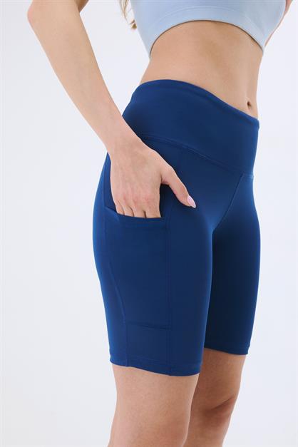 High-Waisted Double-Pocket Short Leggings 9417