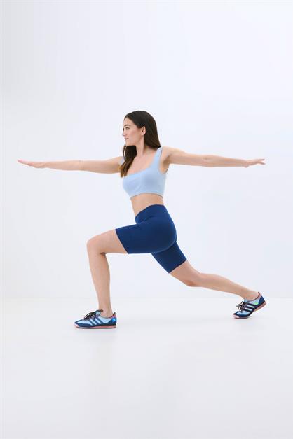 High-Waisted Double-Pocket Short Leggings 9417