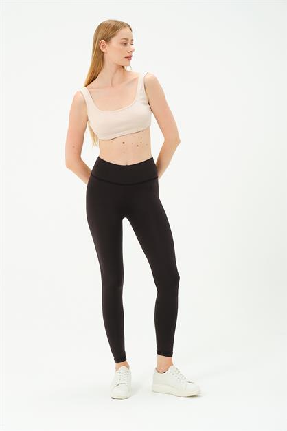 Fleece-lined Knitted Leggings C17008 