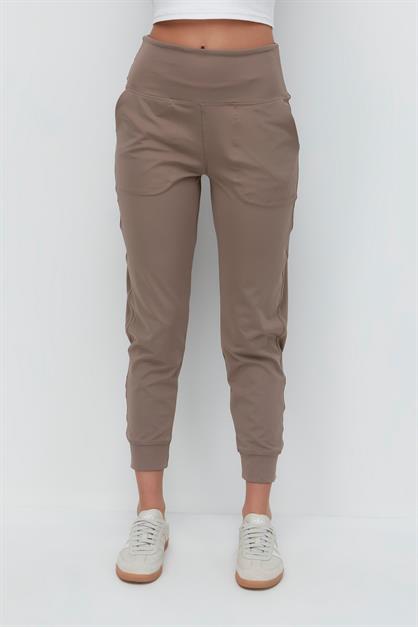 High Waist Cuffed Jogger Sweatpants 811