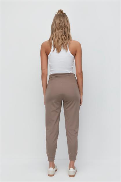 High Waist Cuffed Jogger Sweatpants 811