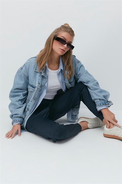 High Waist Cuffed Jogger Sweatpants 811