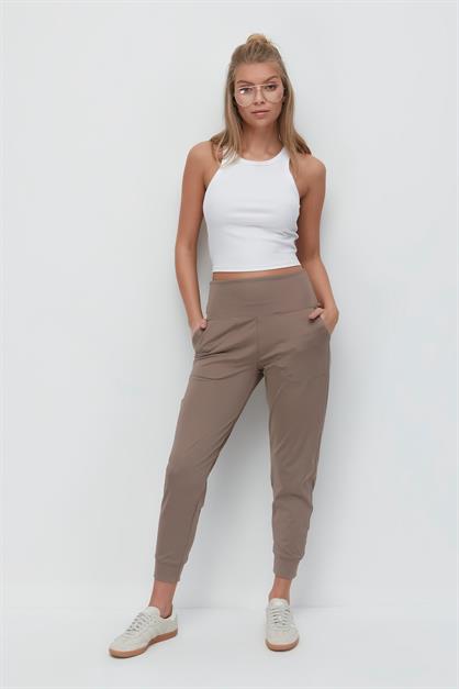 High Waist Cuffed Jogger Sweatpants 811